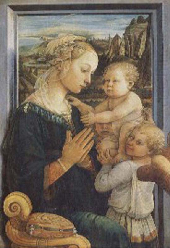 unknow artist The Virgin and Child with Angels oil painting picture